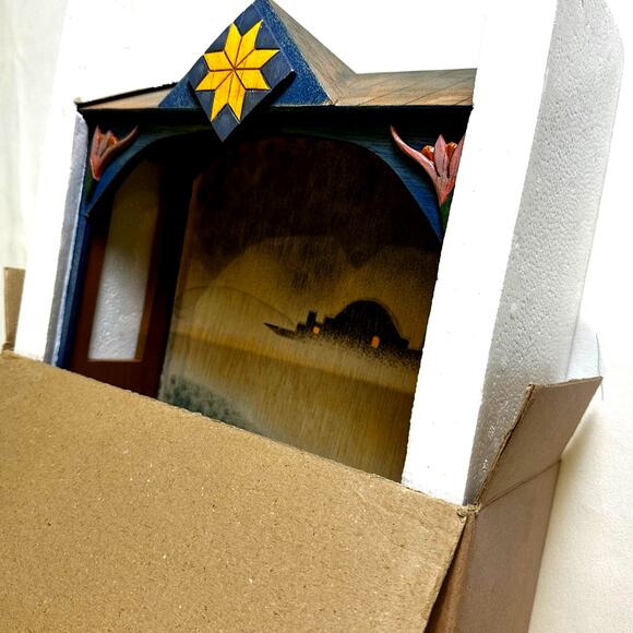 Jim Shore 2003 Heartwood Creek #113258 Nativity Stable Creche - Picture 6 of 9